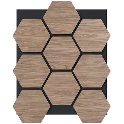 Akustikwandpaneele, 4er-Pack, 81x66 cm, schallabsorbierend