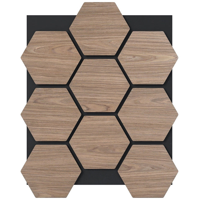 Akustikwandpaneele, 4er-Pack, 81x66 cm, schallabsorbierend