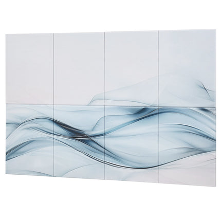 Acoustic Wall Panels 8-Pack, Self-Adhesive Polyester