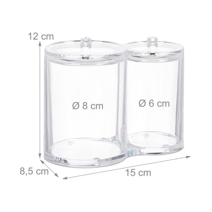 Acrylic Double Organiser
