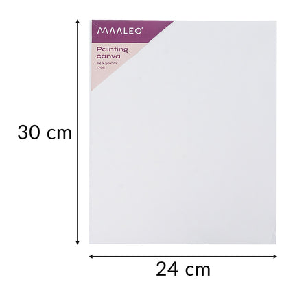 Acrylfarben-Set – 26 Teile mit Pinseln, Leinwänden, Palette