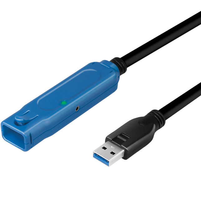 Aktives USB 3.0 Verlängerungskabel 5 Gbps 10m