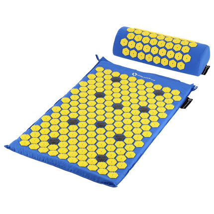 Acupressure Mat Set, Dark Blue, Pain Relief Therapy