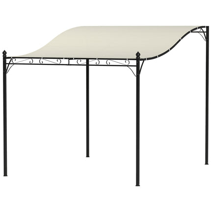 Gartenpavillon mit wasserabweisendem Dach, 2,5x3m, creme
