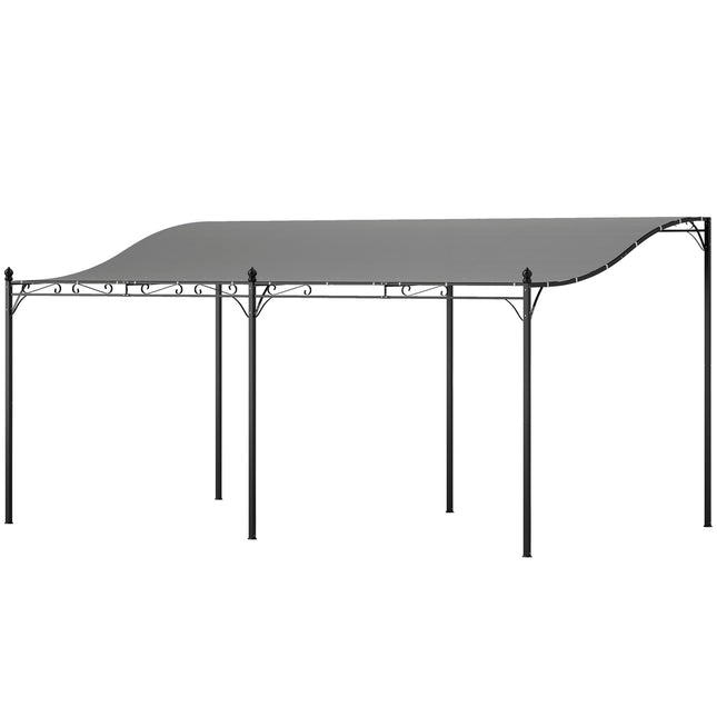 Freistehender Gartenpavillon mit wasserabweisendem Dach, 3x5 m