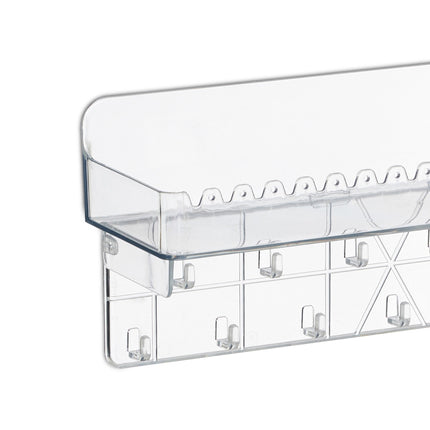 Klebe-Schmuckorganizer mit Ablage und Haken