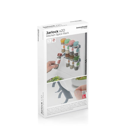 Selbstklebender und teilbarer Gewürz-Organizer Jarlock x20 InnovaGoods
