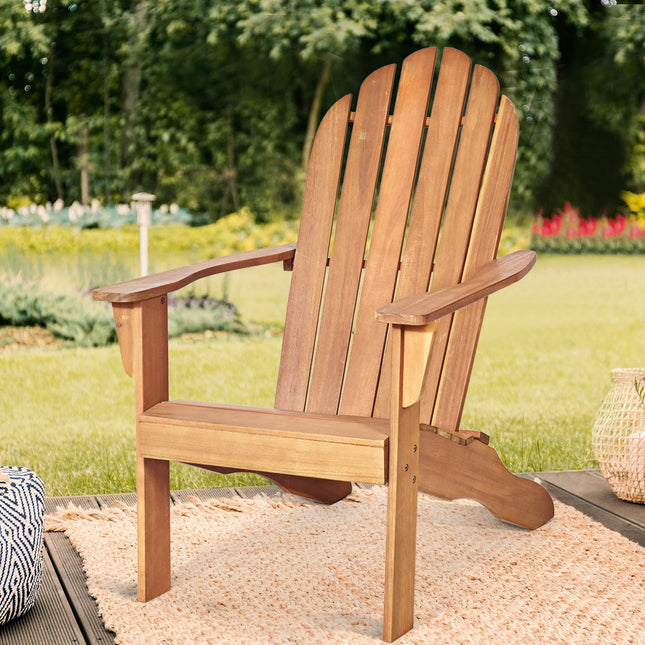 Adirondack Gartenstuhl – Akazienholz, Ergonomisches Design