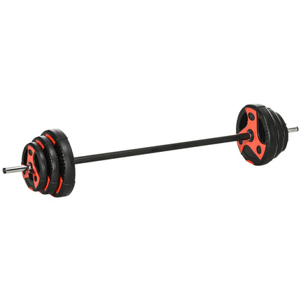 Verstellbares 20 kg Hantelset mit rutschfestem Griff, bodenschonend