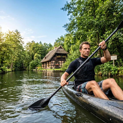 Adjustable 2-in-1 SUP/Kayak Paddle, Aluminium Shaft