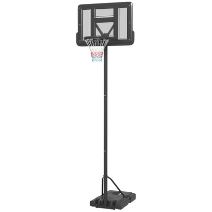 Verstellbarer 2-in-1-Basketballkorb mit Stahlrahmen, 195–370 cm