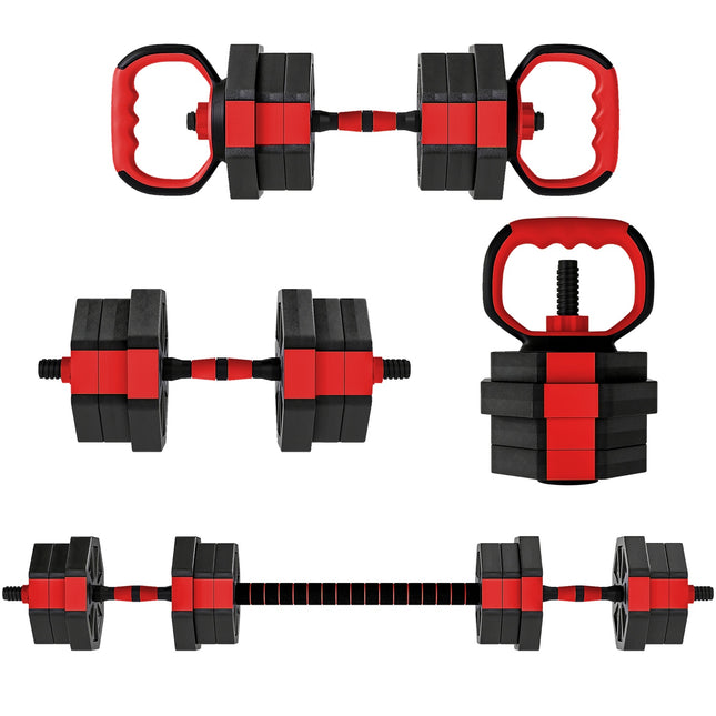 Verstellbares 4-in-1 Hantelset – 20 kg für das Heimtraining