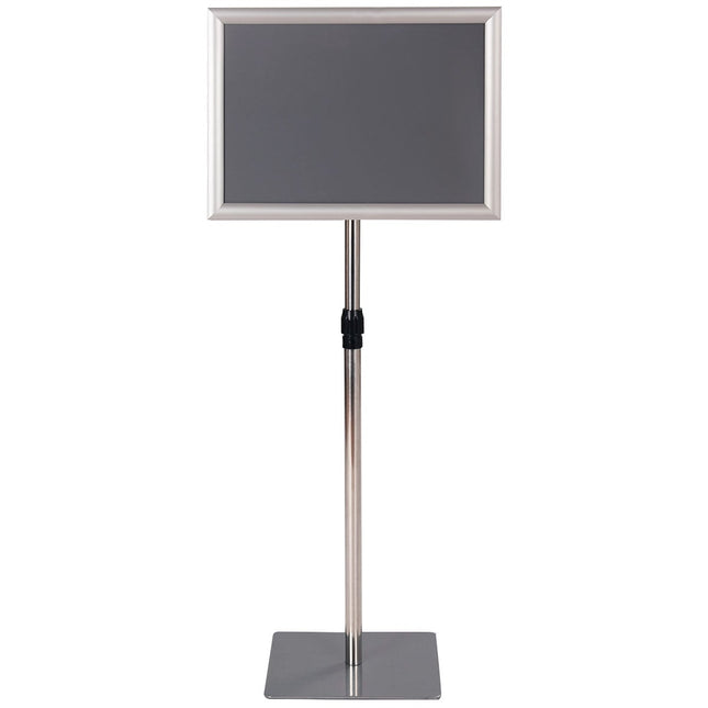 Verstellbarer A3-Plakatständer, Silber/Schwarz, 42x29,5 cm