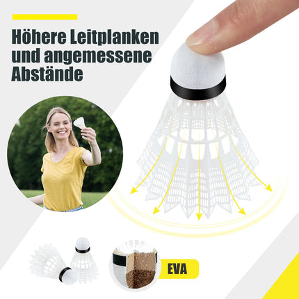 Verstellbares Badminton-Netz-Set mit Ständer und Tragetasche