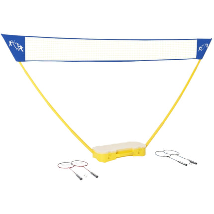Adjustable Badminton Volleyball Net Set, 3x1.5m Portable