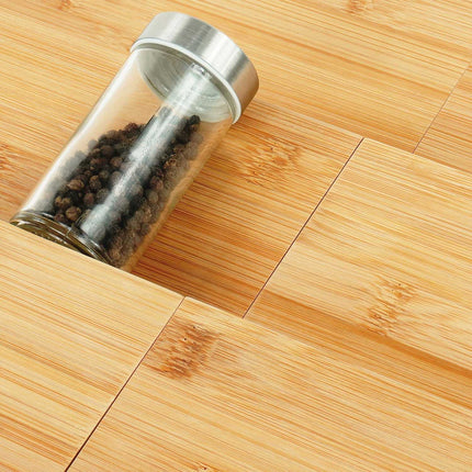 Adjustable Bamboo Spice Rack Set – 8 Compartments