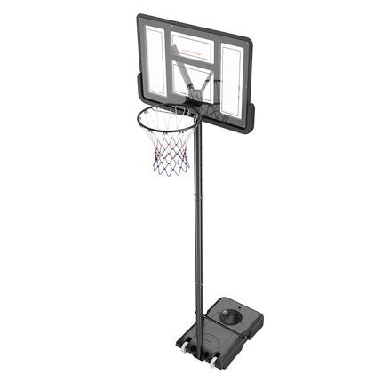 Adjustable Basketball Hoop 4–10 ft, 44 in Backboard