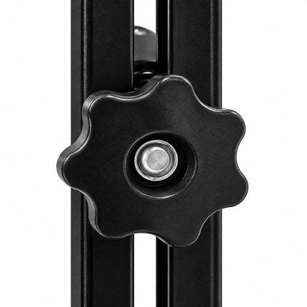 Adjustable Bike Stand with Rubber-Coated Hooks, Freestanding, Black, Iron