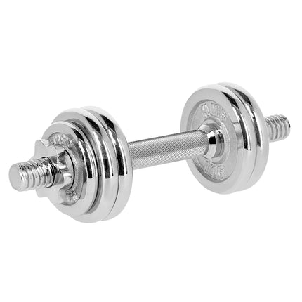 Verstellbare Chromhanteln mit Koffer, 15 kg
