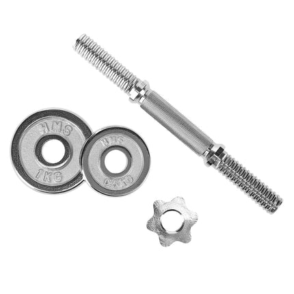 Verstellbare Chromhanteln mit Koffer, 15 kg