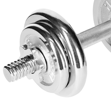 Verstellbare Chromhanteln mit Koffer, 20 kg