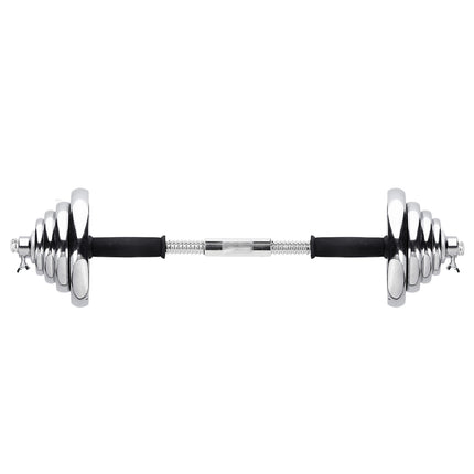 Verstellbare Kurzhanteln Chrom mit Koffer, 55 kg