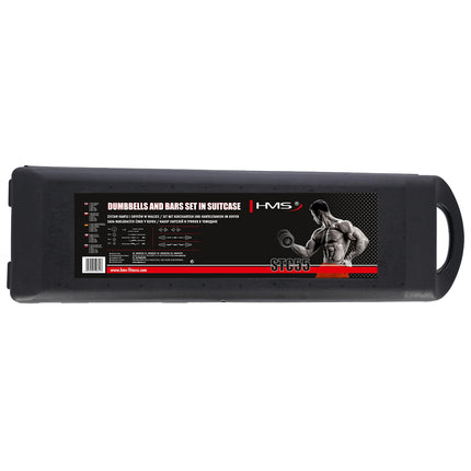 Verstellbare Kurzhanteln Chrom mit Koffer, 55 kg