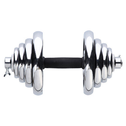 Verstellbare Kurzhanteln Chrom mit Koffer, 55 kg