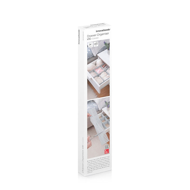 Verstellbarer Schubladen-Organizer Condor InnovaGoods 16 Einheiten
