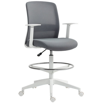Adjustable Ergonomic Mesh Office Chair with Footrest