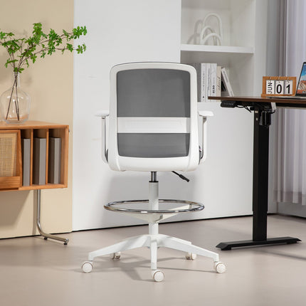 Adjustable Ergonomic Mesh Office Chair with Footrest