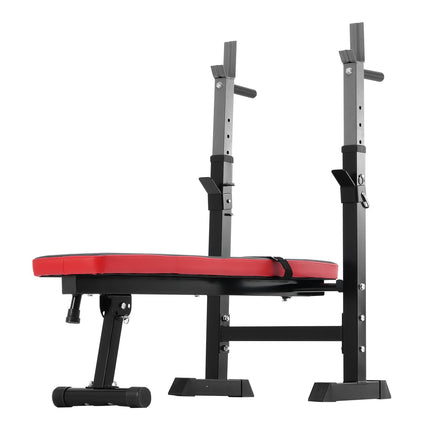 Adjustable Foldable Weight Bench, 400 lb, Squat Rack