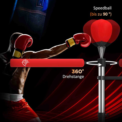 Nastavitelný samostatně stojící stojan na boxovací pytel, 160-230 cm