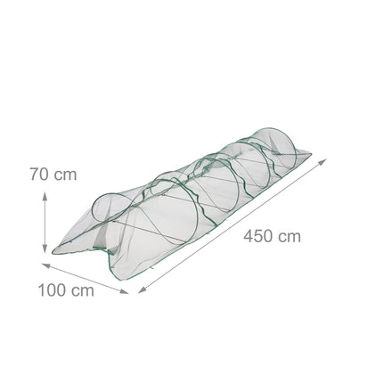 Adjustable Garden Grow Tunnel 4.5 m with Pop-Up Function