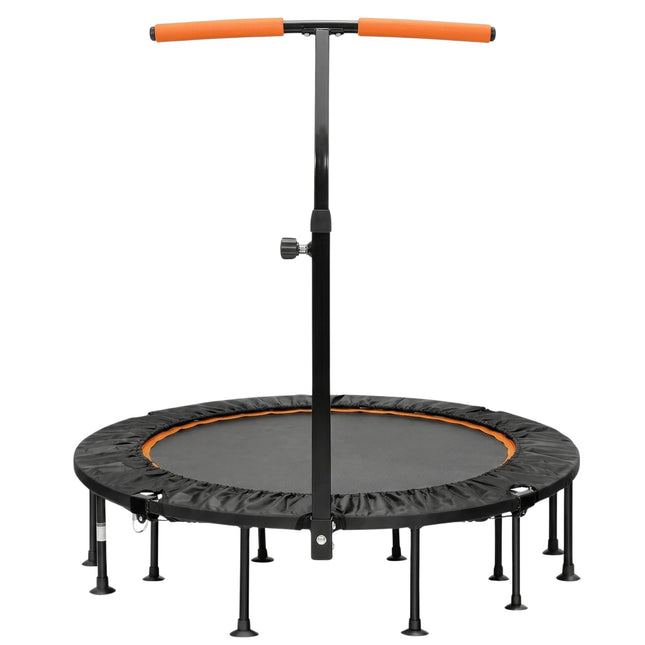 Verstellbarer Griff, Minitrampolin, faltbar, 117 cm, Orange