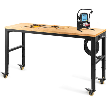 Adjustable Height Workbench 48x20, 720kg, Outlets