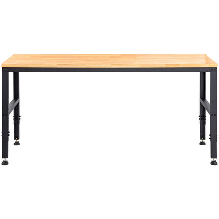 Adjustable Height Workbench 48 x 20 In, Power Outlet