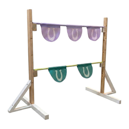 Nastavitelná překážka pro hobby horse s dřevěnými tyčemi