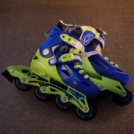Verstellbare Inline-Skates, Kindergröße 35-38, ABEC-7