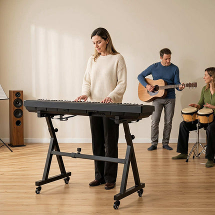 Adjustable Keyboard Stand for 49-88 Key Electric Pianos
