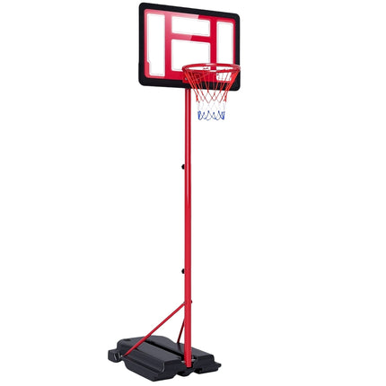 Verstellbarer Kinder-Basketballkorb 95–155 cm mit befüllbarem Standfuß