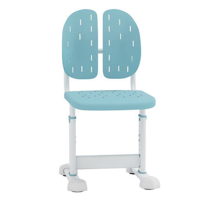 Adjustable Kids Desk Chair with Double Backrest, Blue