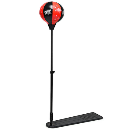 Verstellbares Boxball-Set für Kinder mit Handschuhen, 85-130cm