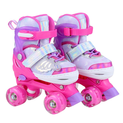 Adjustable Kids Roller Skates, Light-Up Wheels, Ages 5-7