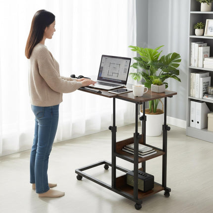 Verstellbarer Laptop-Tisch – Höhenverstellbar, neigbare Platte