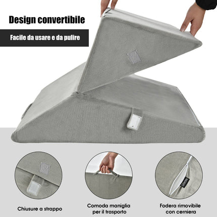Verstellbares Memory Foam Keilkissen, 7-fache Unterstützung