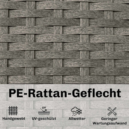 Verstellbare Outdoor-Sonnenliege mit atmungsaktivem Netzstoff
