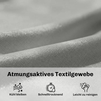 Verstellbare Outdoor-Sonnenliege mit atmungsaktivem Netzstoff