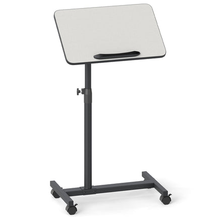 Verstellbarer Betttisch mit drehbarer Platte, Grau