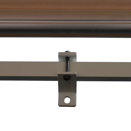 Adjustable Patio Awning, 3.95 x 3m, Beige, with Crank